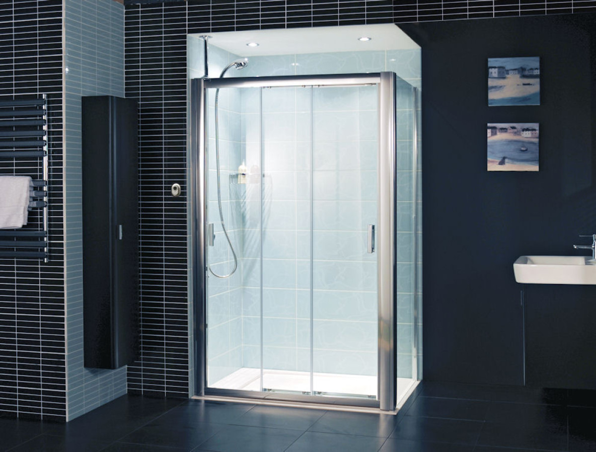 Roman Embrace 3 Panel 1000mm Sliding Shower Door